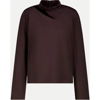 Monari Sweatshirt Stehkragen Rot 42