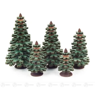 Kunstbaum Bäume Nadelbäume grün Höhe ca 8 cm NEU, Dregeno Erzgebirge, Höhe 8 cm bunt
