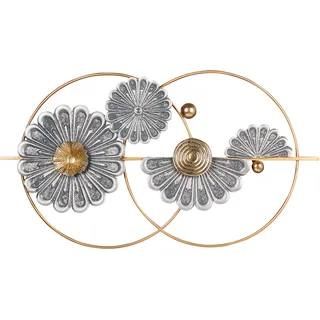 Beliani Blumen Metall 91x51 cm