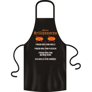 Sprüche Fun Grill Schürze : Meine Grillgesetze