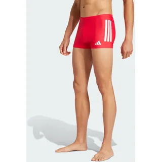 Adidas 3-Streifen 2-Inch Boxer-Badehose - Pure Ruby / White - XL