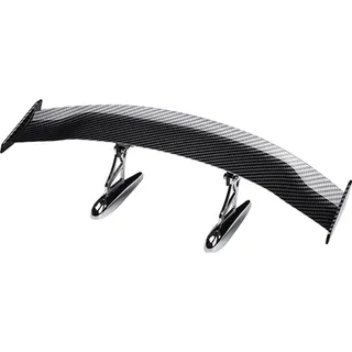 Blueshyhall Heckspoiler Mini, 30 cm Auto Spoiler Wing Universal, Auto Gummi Spoiler Hinten Selbstklebende, Auto Flügel Zerstörungsfreie Montage Auto Deko Außen (Carbon)