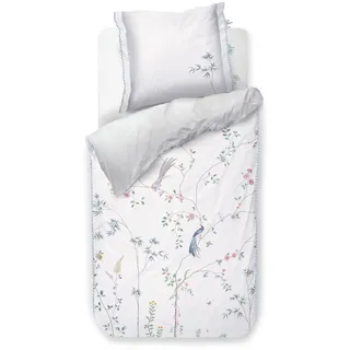 Pip Studio Bettbezug-Set Bamboo Blossom Weiß 155x220cm