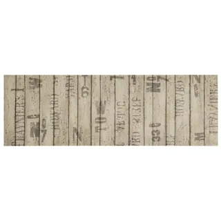 vidaXL Küchenteppich Waschbar Zaun 60x180 cm Samt