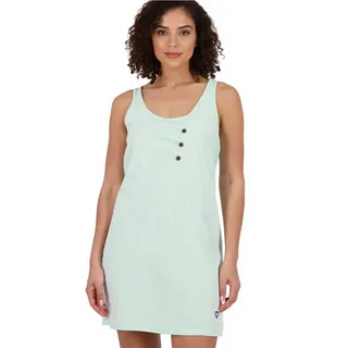 ALIFE AND KICKIN CamyAK B Damen Mini-Kleid Baumwoll-Kleid mit Punkten Sommer-Kleid 54009000 Aqua-Blau - M