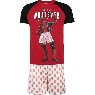 Deadpool Schlafanzug - Sure, Yeah - Whatever - S bis 3XL - für Männer - Größe S - multicolor  - EMP exklusives Merchandise! - S