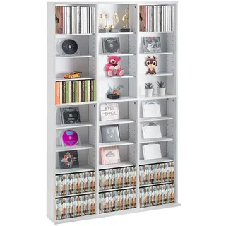Vevor CD-Regal 9-lagig für 756 CDs Weiß