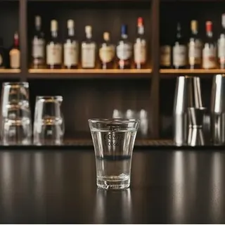 BARCRAFTERS Schnapsglas Stamperl 6 Stück 4 cl Kunststoff Pinnchen Shotglas Whisky Pinnchen CE