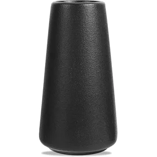 Vzmiza Schwarze Keramik Vase, Vasen Deko Für Moderne Heimdekoration - BlumenVase Für Pampasgras, Deko Vasen Für Deko Aesthetic - Hochzeit -Tischdeko Innenbereich - Einweihungsparty (Schwarz)