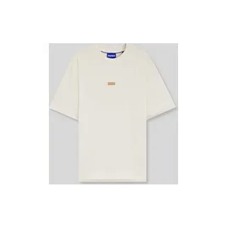 Oversized T-Shirts aus reiner Baumwolle Modell 'Nalono', Offwhite, S