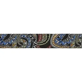 D'Addario Gitarrengurt, Joe Satriani – Snakes Mosaic Design – 50 mm breites Röhrennylon, verstellbar von 89 cm bis 151 cm, Gitarrenzubehör