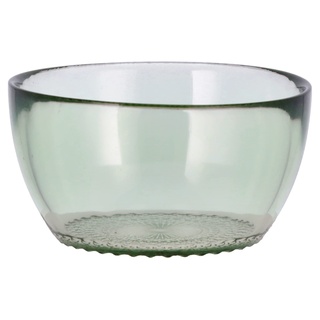 BITZ Kusintha Schale, Schüssel aus Glas, 12 cm, Grün