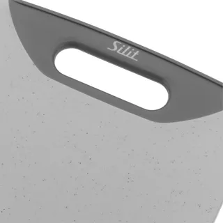 Silit Schneidebrett 32 x 20 cm Kunststoff Grau