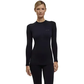 Falke Baselayer-Shirt Warm Round Neck W L/s Sh Schwarz XS