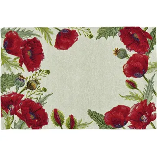 Sander Gobelin Tischset/Placemat - Poppy Fields, 32 x 48 cm - Mohnblumen