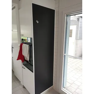 Premium- Tafelfolie Whiteboardfolie Magnettafel für Magnete - verschiedene Größen - Selbstklebende magnetische Schrankfolie Schwarz - inkl. Kreidestift + 10 Neodym-Magnete (160x40)