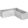 Belvedere Mini L150 152 x 152 x 45 cm silber-metallic