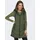 JDYSKYLAR LIFE HOOD WAISTCOAT OTW NOOS Damen Gr M grün forest night detail schwarz Steppware Obermaterial 100 Polyester unifarben mit Farbeinsatz hüftbedeckend Westen