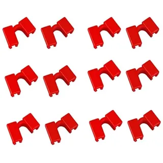 12PCS Essstäbchen Helfer Essstäbchen Essstäbchen Verwenden Trainer Helfer Essstäbchen Kinder Essstäbchen Hilfe Essstäbchen Trainer Helfer Stäbchen Hilfe Für Erwachsene Kinder (Red, One Size)