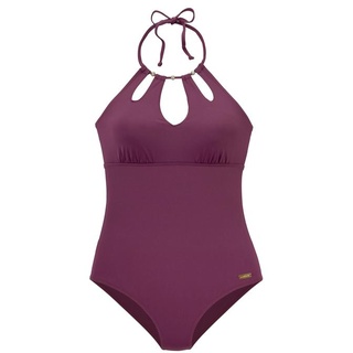 LASCANA Badeanzug Damen bordeaux Gr.36