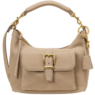 Marc O'Polo Caamu Hobo Bag Veloursleder Beige