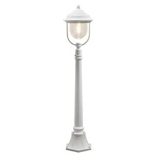 Konstsmide Wegeleuchte Aluminium Glas 118,0 cm 1 Stück weiß