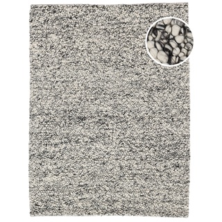 Bubbles Teppich - Grau / Weiß 250x350