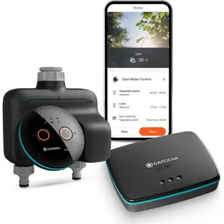 Gardena Dual Water Control Set Bewässerungssteuerung flexibel