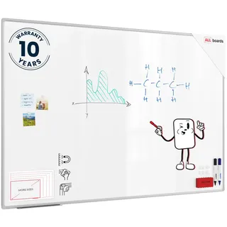 ALLboards Whiteboard 180 x 120 cm Weiß