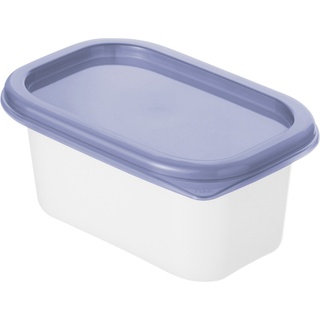 Rotho Gefrierdosen-Set Domino 4 x 0,2 l blau Frischhaltedose Kühlschrankdose