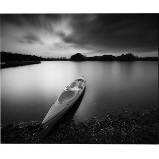 ANY IMAGE, Kunstdruck Das Kanu, mehrfarbig, Alu-Dibond