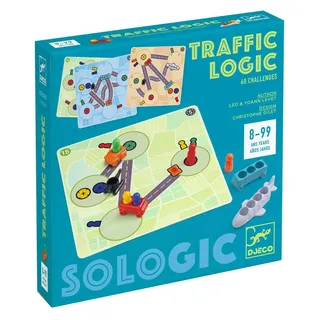 Djeco - Logik-Spiel SOLOGIC -  TRAFFIC LOGIC