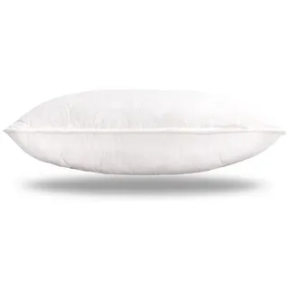 Schlafmond Naturfaserkopfkissen Schlafmond Der kleine Prinz Allergiker Kopfkissen, Bezug: 60% Modal, 40% Baumwolle beige|weiß 80 cm x 80 cm