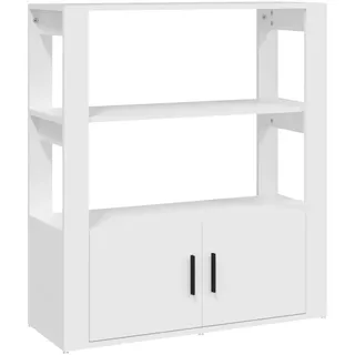 vidaXL Regal Bücherregal 80 x 30 x 90 cm Weiß