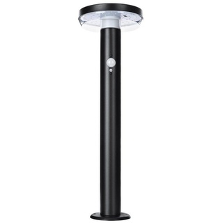 Kiom LED Außen-Stehlampe Solar Wegeleuchte Piran 50cm schwarz Sensor 600 lm, Bewegungsmelder und Dauerlicht, LED, LED-Leuchtmittel fest verbaut, warmweiß schwarz