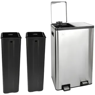 Svita Mülltrennsystem 60 l Silber