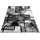 Abstrakt 160 230 Schwarz/Grau
