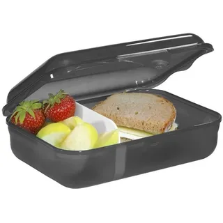 Step by Step Lunchbox mit Klickverschluss, spülmaschinengeeignet, Kunststoff, (1-tlg) blau|grau