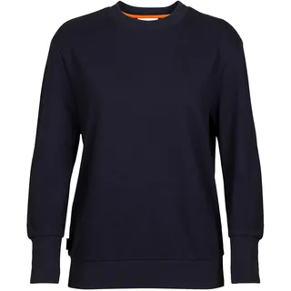 Icebreaker Damen Central Long Sleeve Casual Wool Lounge Sweatshirt Hemd