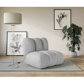 LeGer Home by Lena Gercke Sessel »Priya Loungesessel, moderne Steppung, auch in Bouclé«, perfektes Einzelstück, gemütlich und modern, B/T/H: 90/106/84 cm
