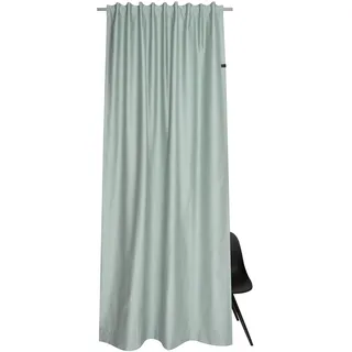Schöner Wohnen Kollektion Gardine Soft 130x250 - Vorhang 2er Set Blickdicht Salbei Baumwollmix - Vorhänge Wohnzimmer - Dekoschal - Curtains