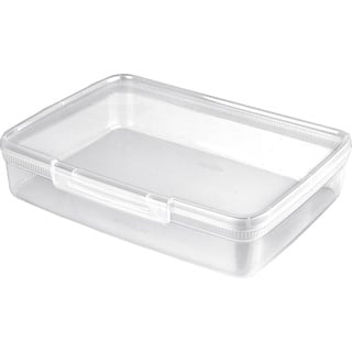 6x Curver Lunchbox 4,4l Snapbox transp., Lunchbox, Transparent