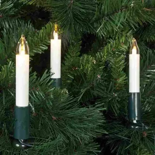 Rotpfeil Innen LED Weihnachtslichterkette 30 Kerzen elfenbein Weihnachtskette