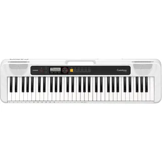 Casio Casiotone CT-S200WE Keyboard mit 61 Standardtasten, 400 Sounds & 77 Begleitrhythmen, weiß
