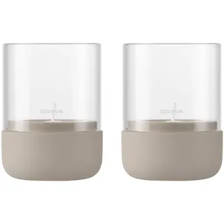 BLOMUS Windlicht Calma Glas Braun
