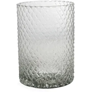 Sandra Rich Diamond Vase Zylinder klar d.15cm