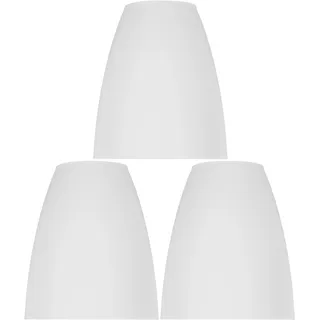 OSALADI 3er Set Lampenschirme Aus Dekorative Lampenschirme Mit 30mm öffnung Geeignet Für E14 Fassung Ideal Für Tischlampen Und Stehlampen