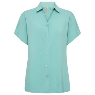 soyaconcept Klassische Bluse blau