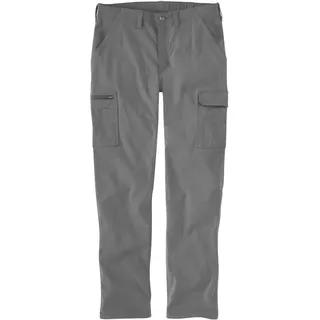 CARHARTT Relaxed Tapered Cargohose Grau W34 L32