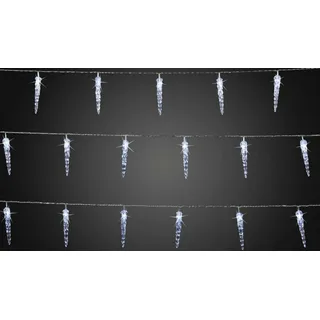 Hellum Lichtervorhang LED 11 m Weiß